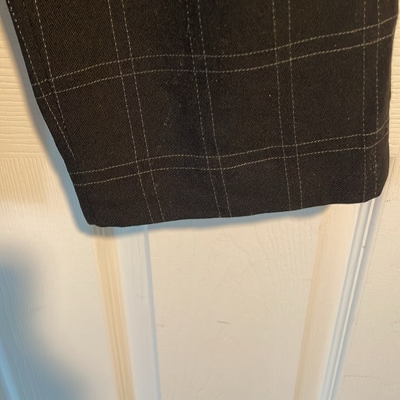Talbots black window pane pants. - Picture 3 of 8